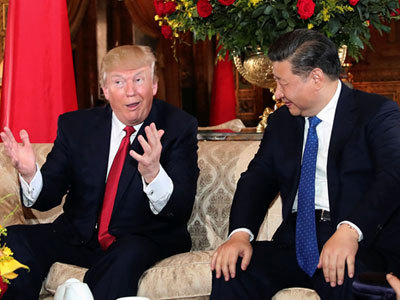 Дональд Трамп и Си Цзиньпин