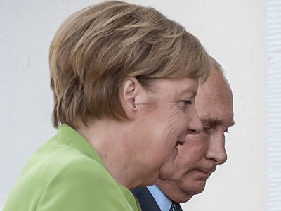 Путин, Меркель