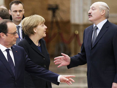 Лукашенко Олланд Меркель