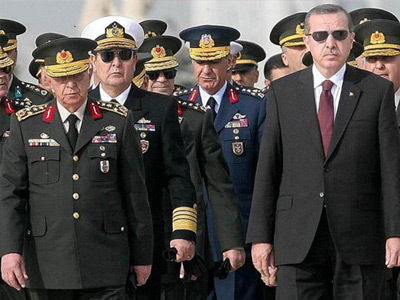 Эрдоган, военные