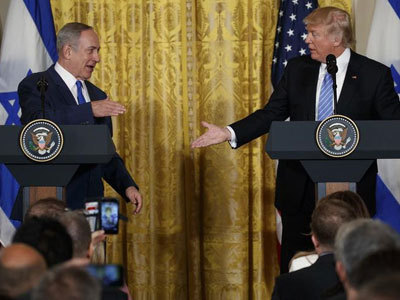 Дональд Трамп и Беньямин Нетаньяху 