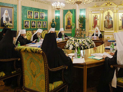 Заседание Синода РПЦ